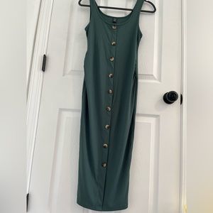 SHEIN maternity turquoise dress